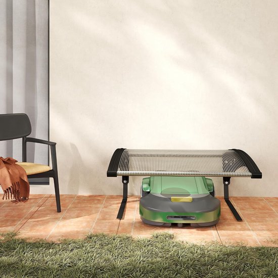 Garage dak carport voor grasmaaier grasmaaier auto overkapping beschermhoes bescherming lessenaarsafdak tegen regen hagel en uv-stralen met schuimsponsstrepen, 103 x 81 x 45 cm — afbeelding 5