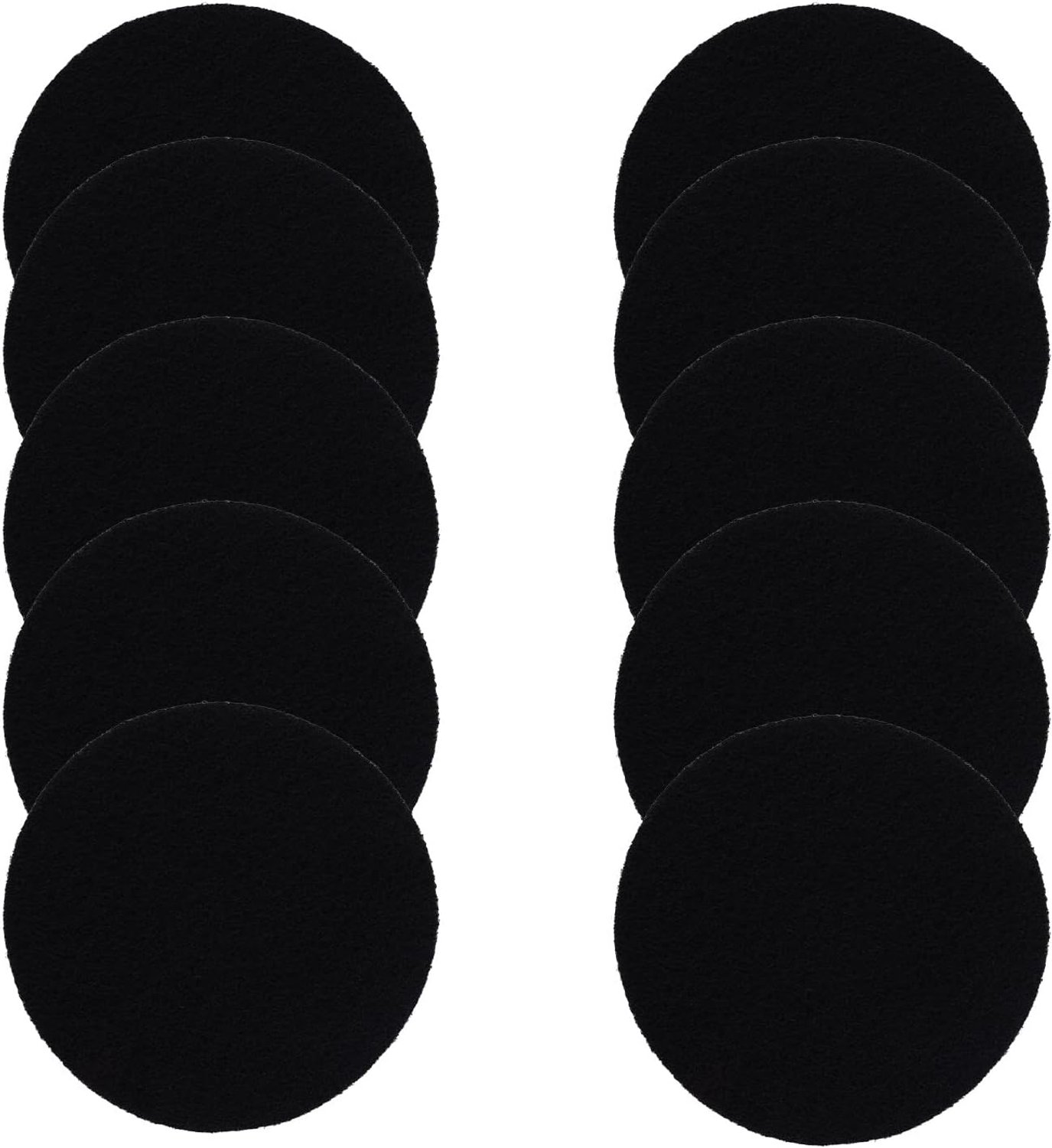 10 Stuks Compostbakfilters, 14cm Rond Vervangend Luchtfilter van Actieve Koolstofvezel voor Keukencompostbak