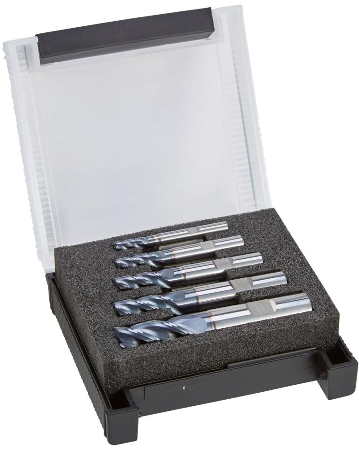 Frezenset Z4 TiALN 4-delig schacht HB 6,8,10,12mm FORMAT GT