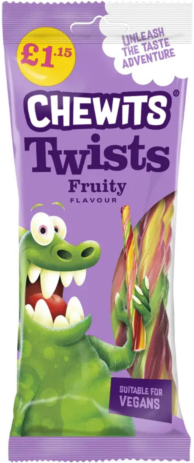 Chewits Twists Fruity - drop - 12 x 140 g