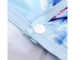 Huisdier Qipao Kostuum Hond Cheongsam Bloem Satijnen Vest voor (XS)
