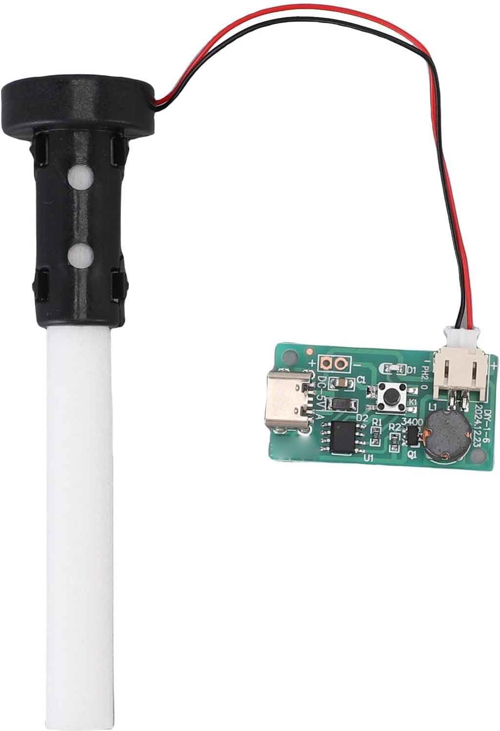 USB-luchtbevochtigermodule Verneveling Disc Drive Printplaat 5V met Waterabsorberende Katoenen Stokken Beugel voor Doe-het-zelf Luchtbevochtiger Plant Beslaan