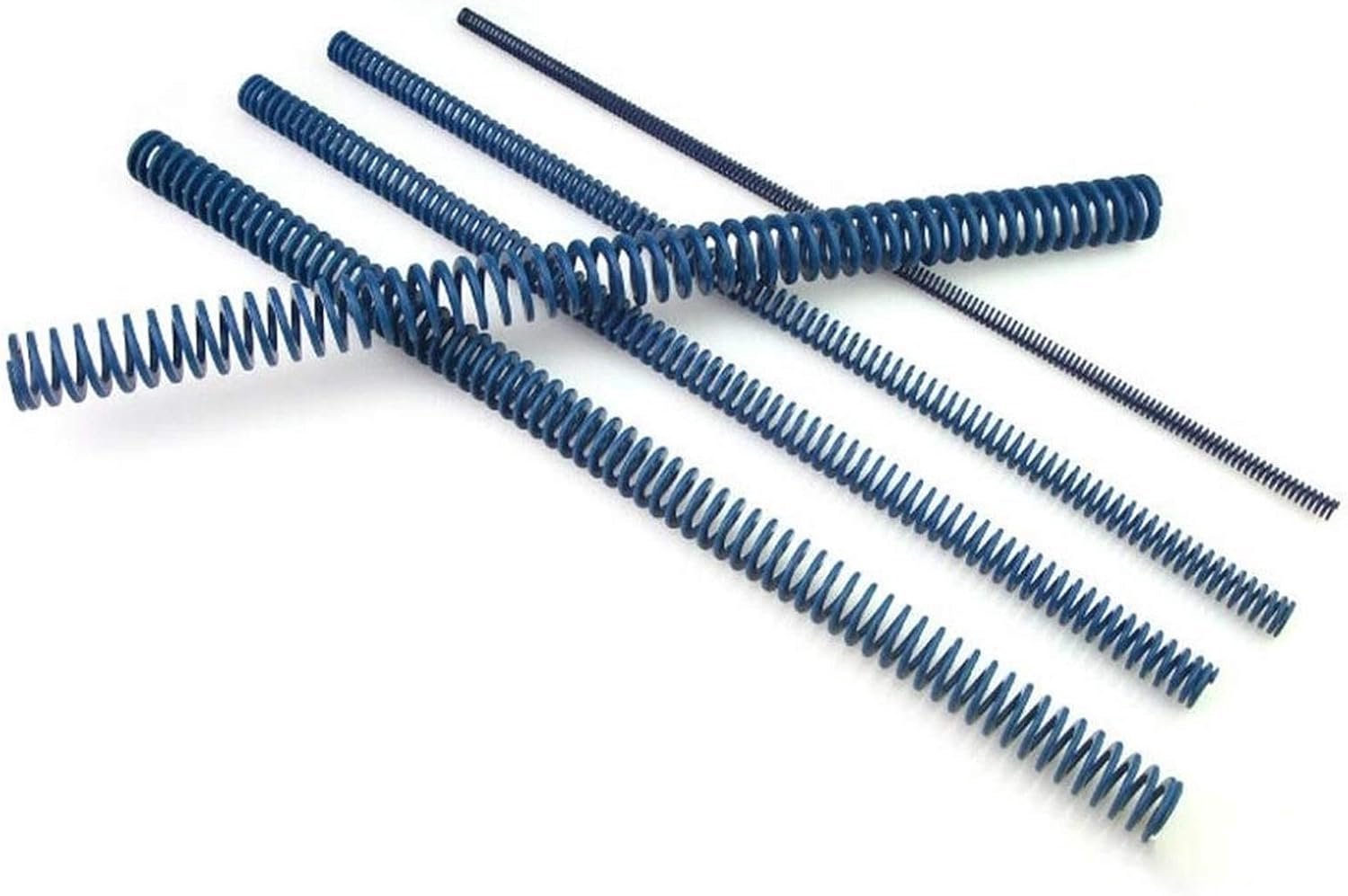 1 Stks Standaard 65 Mn Blauw Licht Laad Die Lente Buitendiameter 6-22 mm Binnendiameter 3-13 mm Lengte 305 mm (Maat: 8 x 4,3 x 305 mm)