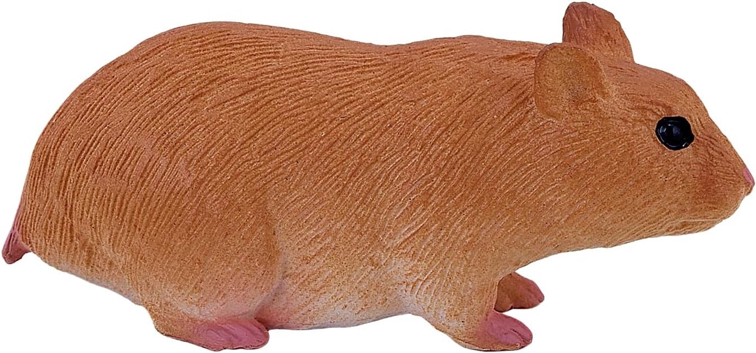 Hamster speelgoedfiguur - beige - handgemaakt - leuk voor decoratie - ShopVlot