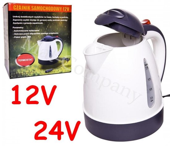 Auto Waterkoker 12V/24V 130W - Snel Warm Water Onderweg — afbeelding 4