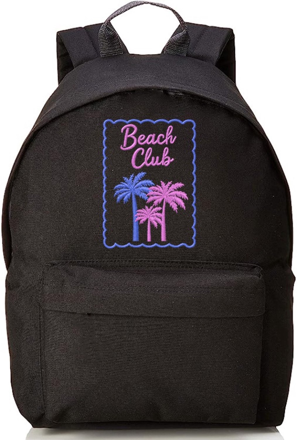 Zwarte Reistas met Strandclub Borduurwerk - 20L