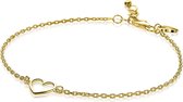 ZINZI zilveren armband met open hartje ZIA1420