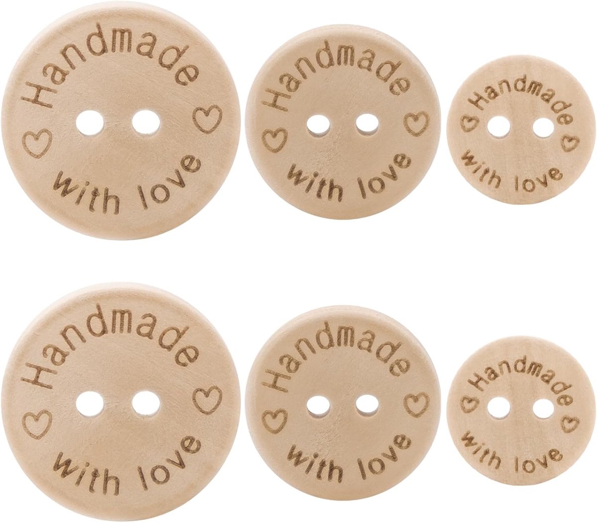 Knopen 140 stuks ronde vorm voor vesten breien naaien en ambachtelijke decoraties 15mm 20mm 25mm