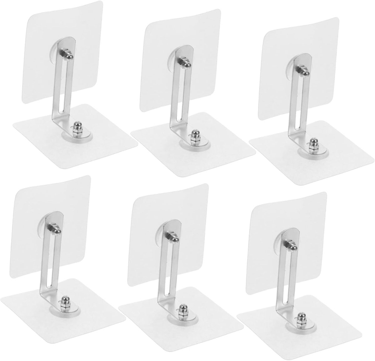 Meubel wandanker - 10 stuks - zelfklevende anti-dumping meubelbevestiging - anti-dumping veilige metalen houder - geen booring nodig - voor de installatie van boekenkasten, kasten, eetkasten - voorkomen dat meubels worden gedumpt