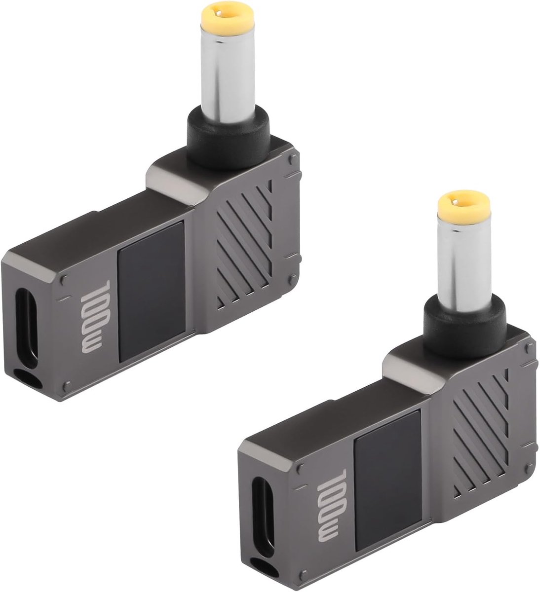 GINTOOYUN 2pcs USB-C to Laptop Charging Adapter Female Type C to Male DC 5.5x2.5mm Barrel 20V USB Type C Input to - ShopVlot