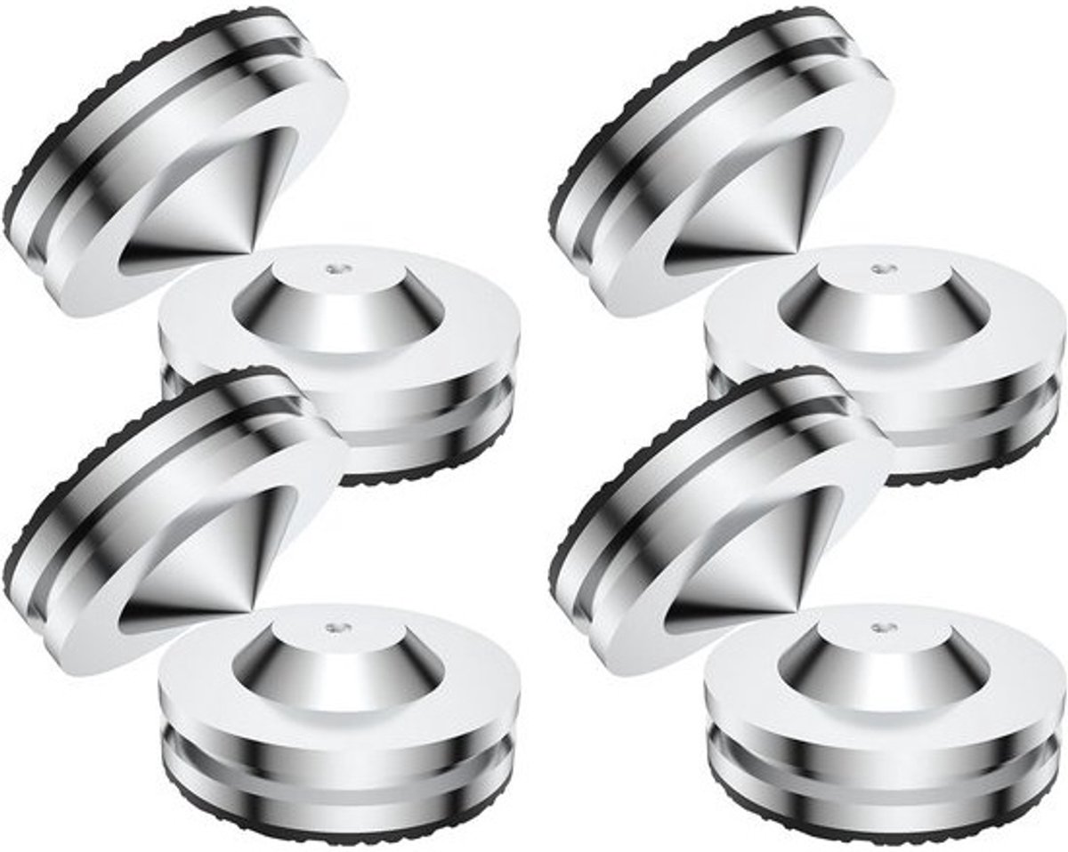 Verstelbare Subwoofer Spikes Set voor Luidsprekers - Geluidsisolatie en Trillingsdemping - Geschikt voor 50 Kg