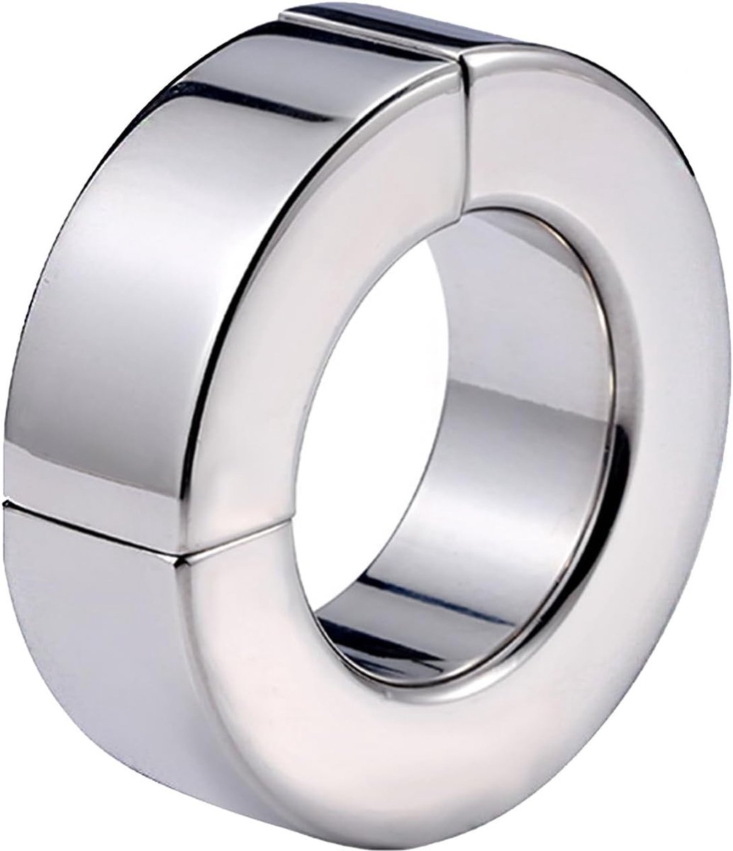 Ballstretcher: Pleasure ring mannen balring zware balring staal ballstretcher extreem cockringen extreem mannen ball ring balstretcher sterke magneten N05-20