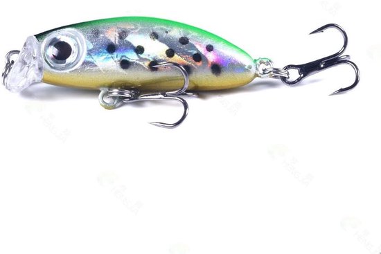 6 stks Luya Aas Mino 1.65"/3.1 G Micro-dompelbare Hard Aas Bloed Tank Haak Kunstmatige Aas Bionische Nep Aas — afbeelding 4