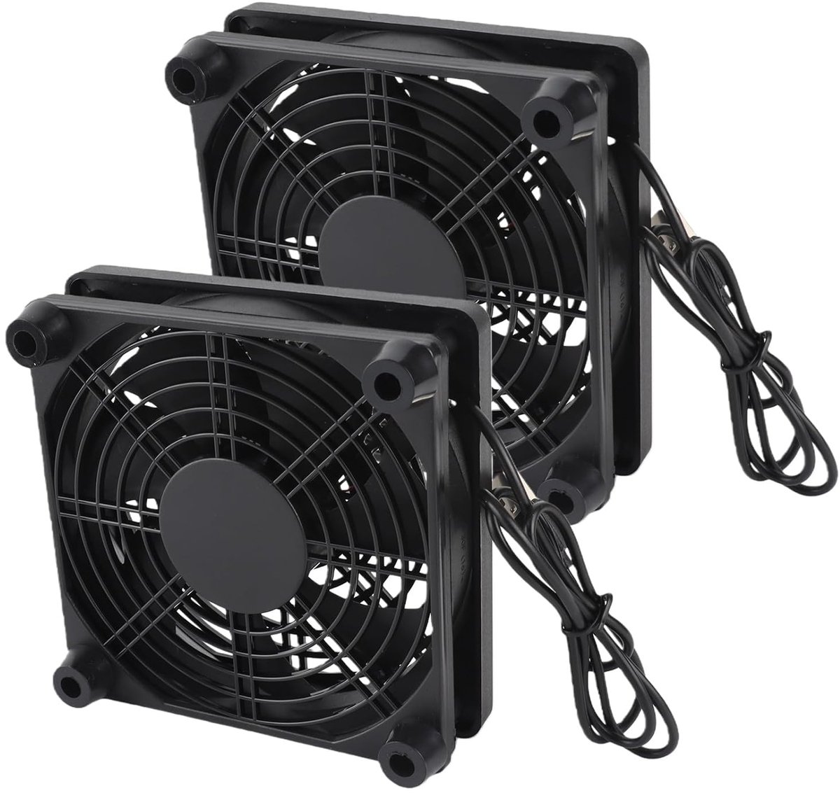 Dual 120mm USB-ventilator, voor Koeling DIY PC Computerbehuizing CPU-koelers Radiatoren, Computerkastkoeling, 5V 120 X 25 Mm (pak van 2 Stuks)