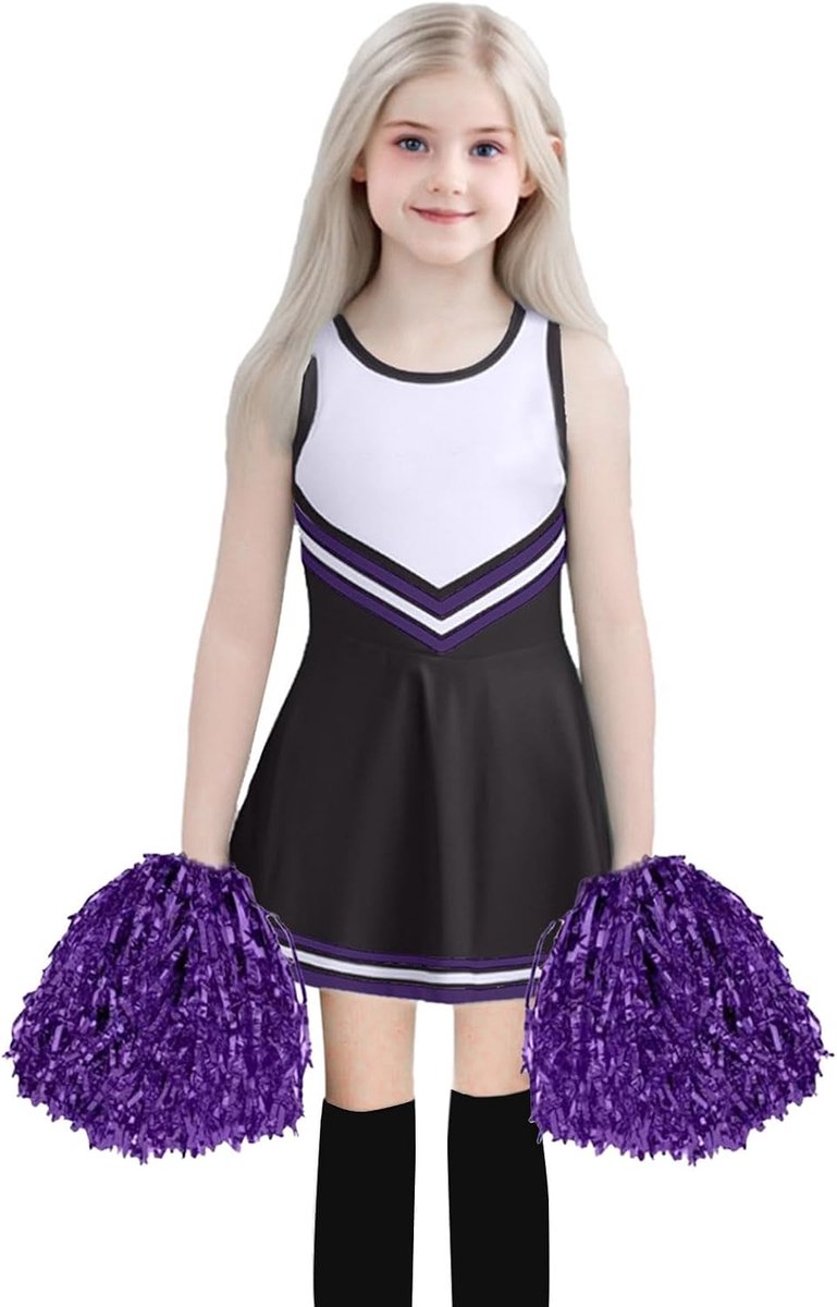 Europees cheerleadingteam voor kinderen, COS, rollenspel, studenten, podiumoptredens, wedstrijden, carnaval, feest, set