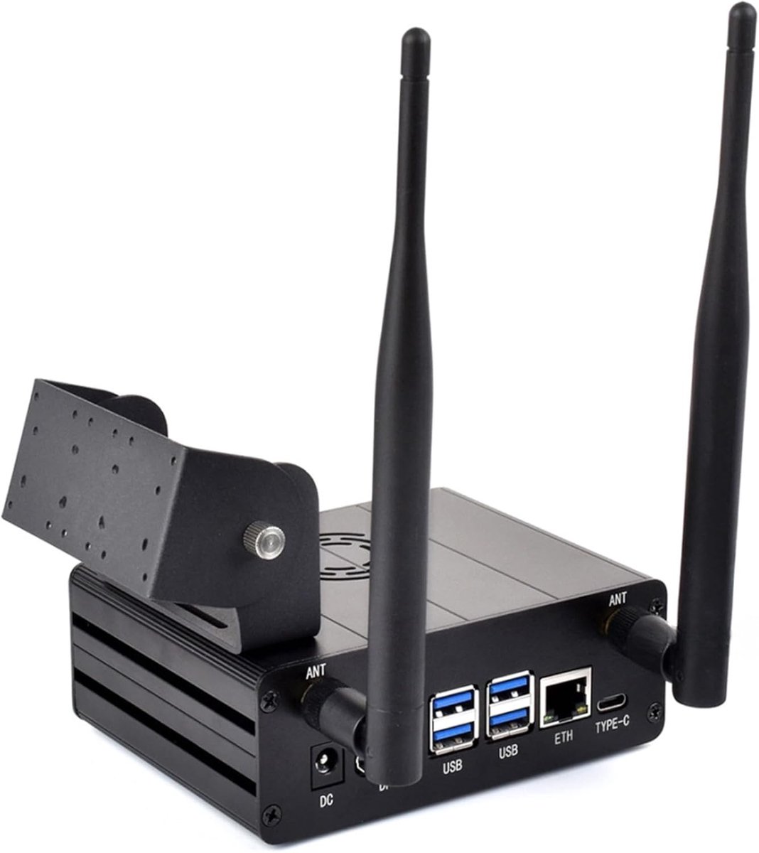 Case voor Jetson Orin, met camerabehouder en antenne, mini-computerhoes, compatibel met Jetson Orin Nano en NX-kit (9 items)