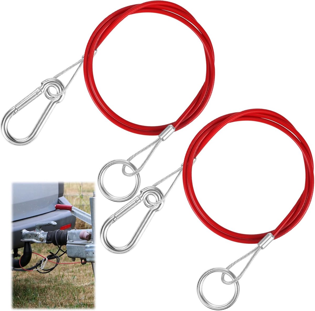Afscheurtouw voor aanhangers - 1 stuk - Sterk materiaal - Ideaal voor bevestiging - ShopVlot