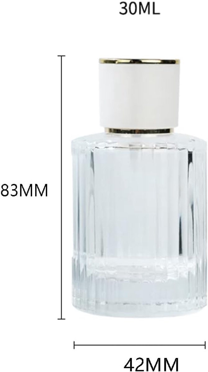 Sub-botteling 30ml Glas Spray Cosmetische Vervanging Flessen Grote Capaciteit Lege Fles (30ml)
