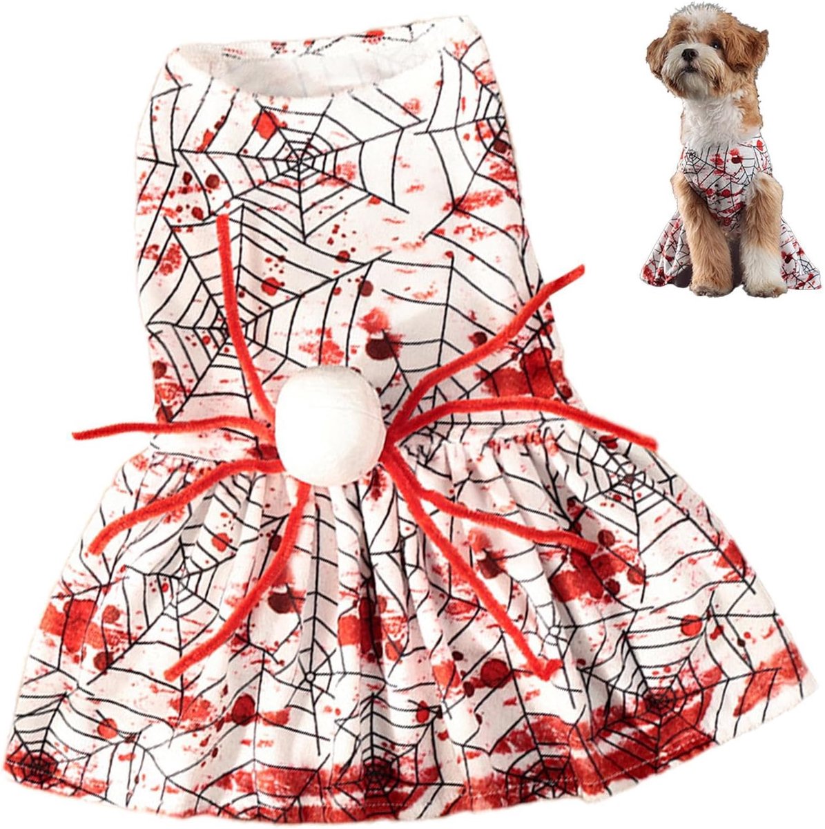 Halloweenkostuum voor Honden Bloederige Huisdier Cosplay Outfit