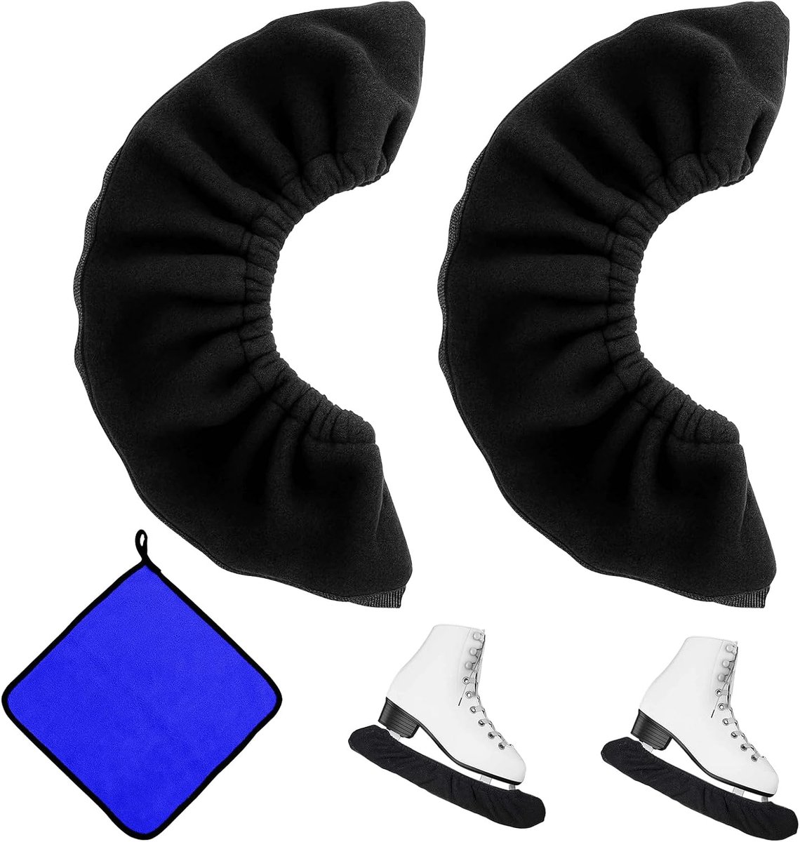 Schaatsbeschermers, schaatsenbeschermer, accessoires, schaatssokken, ijshockey, elastische schaatsbeschermers voor hockey schaatsen, kunstschaatsen
