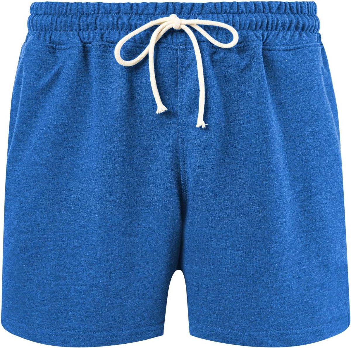 Coulee Slaapbroek voor heren, kort, 12 cm, katoenen slaapshorts, verstelbare taille, pyjamabroek voor heren, kort, ademend, zomershorts