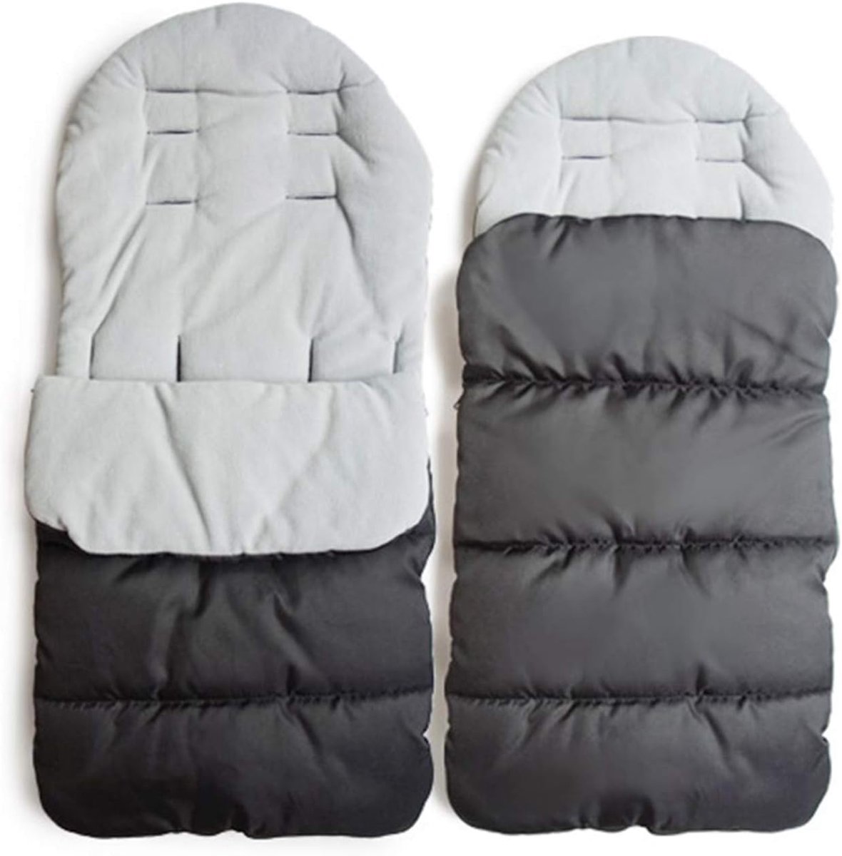 SnelShoppen - Padded Baby Footstool, Universele Voetenzak voor Kinderwagens, Warm en Comfortabel, Winddicht, Oxford Materiaal, Winter Gebruik, Ideaal