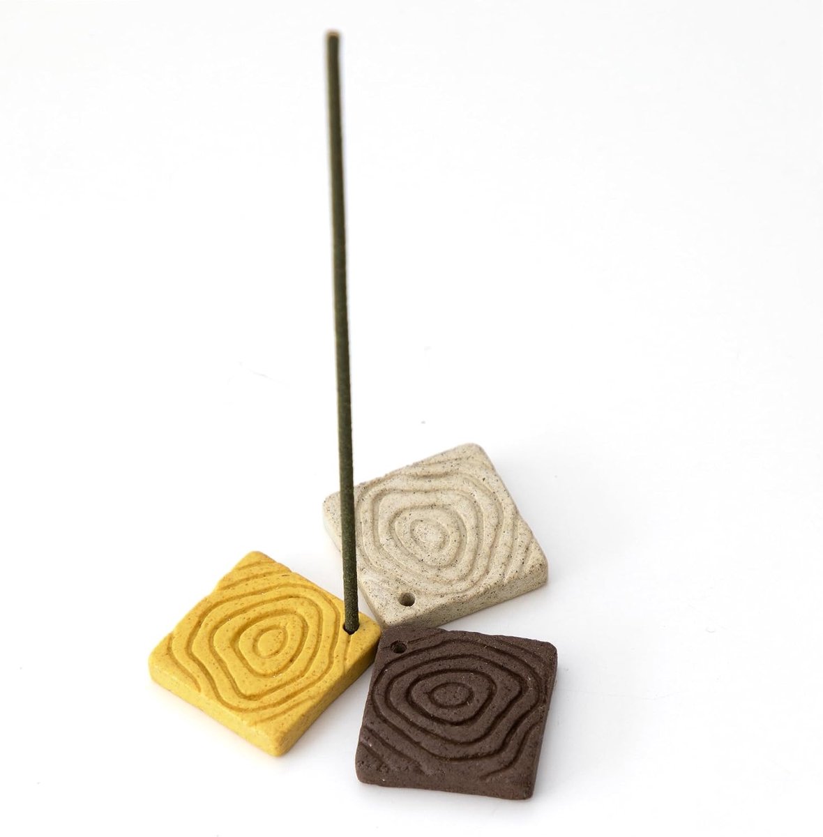 Mini Ceramic Incense Holder Set - Tokinami – Environmentally Friendly 3 Piece Set Made in Japan, Recycled with Natural - ShopVlot