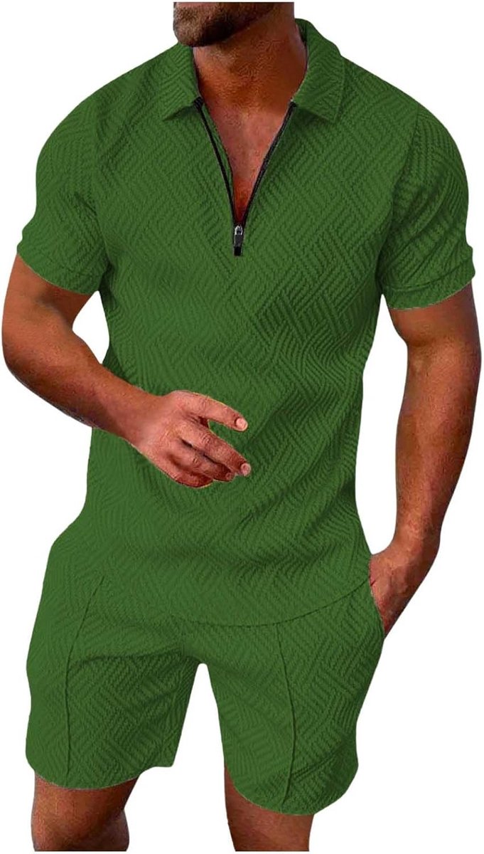 Trainingspak voor heren, joggingpak, sport, 2-delig, katoen, lange mouwen, sweatshirt, capuchon, broek, joggen, dagelijks gebruik, vrije tijd, ontspanning, zacht, licht, ademend, A153