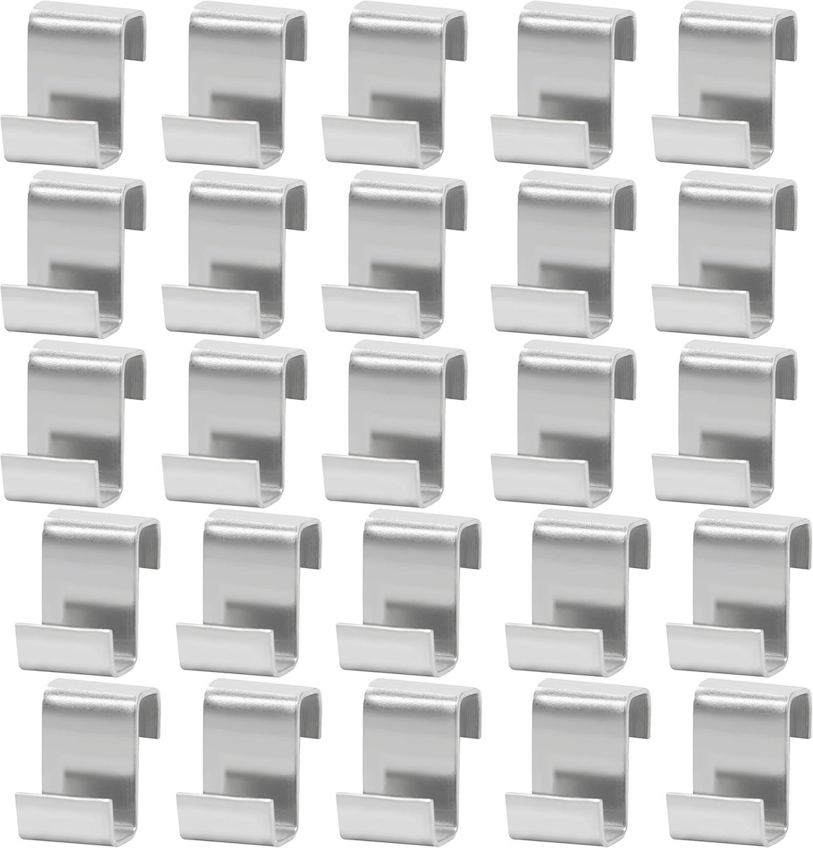 25 stuks Clips voor Serre Glazen Panelen, Roestvrij Staal, Z Clips, Serreraam Accessoire