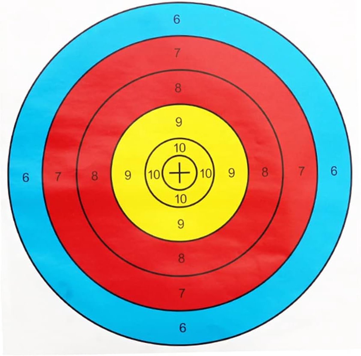 30 stks Doel Papier Outdoor Boogschieten Competitie Dart Board Papier Boogschieten Papier