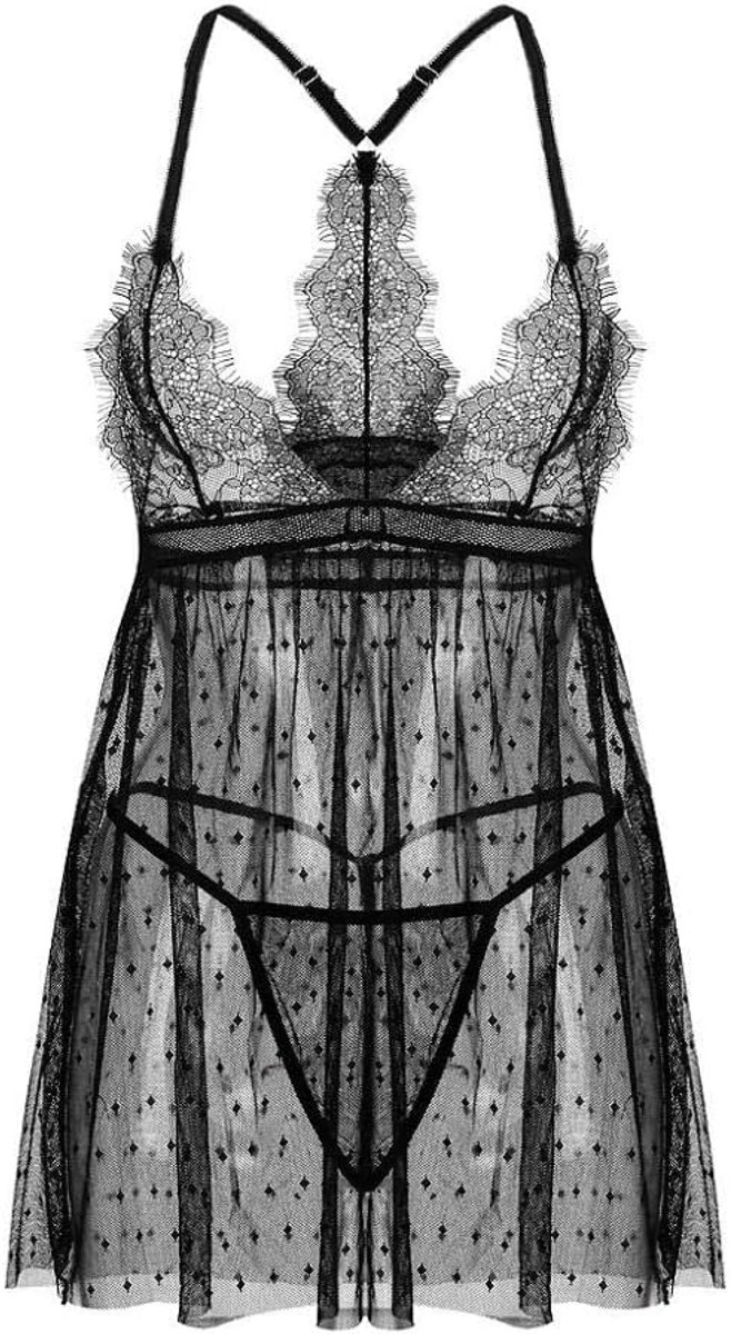 Sexy Ondergoed Kant Erotische Lingerie Vrouwen Verleiding Porno Backless Nachtkleding Transparant Kostuum