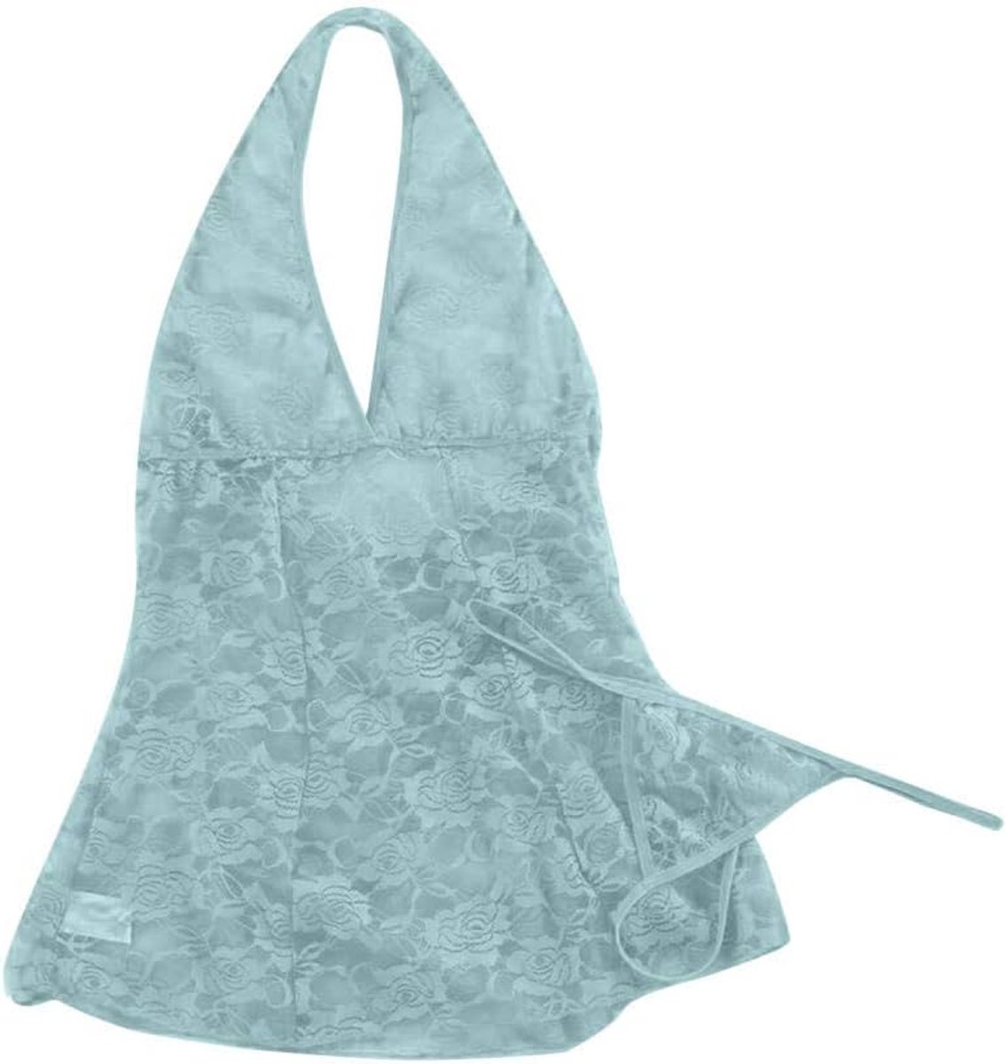 Lingeriesets dames Diepe V Dames Kostuums Sexy Lingerie Kanten Beha Ondergoed String Verleiding Erotisch -Green_XXL