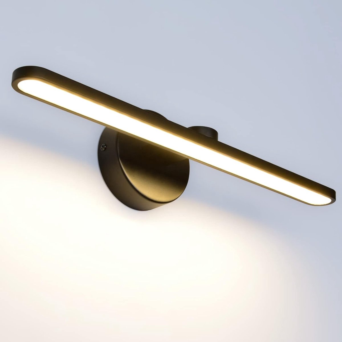 SnelShoppen - LED Spiegel Lamp 40cm - Verlichte Badkamer Wandlamp - Modern Acryl Design - 12W 3000K 1320lm - Ideaal voor Badkamer en Tafels