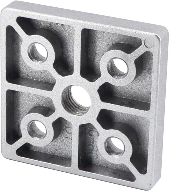 (2 Stuks) 8080 Serie M12 Aluminium Vierkante Basisplaten Joining Plate Connector Voor Europese Standaard Aluminium Profiel — afbeelding 3
