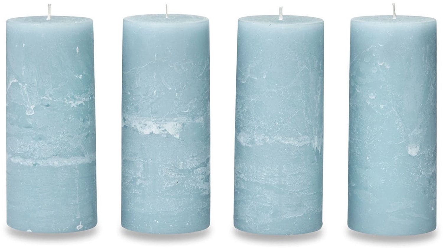Loberon Kaars set van 4 Homel blauw