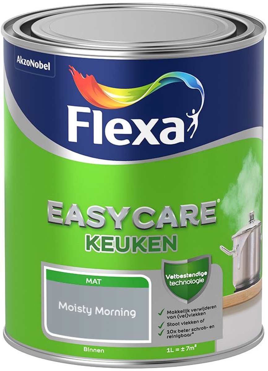 Flexa - Easycare Keuken - Moisty Morning - 1 L - Kleur Van Het Jaar 2027