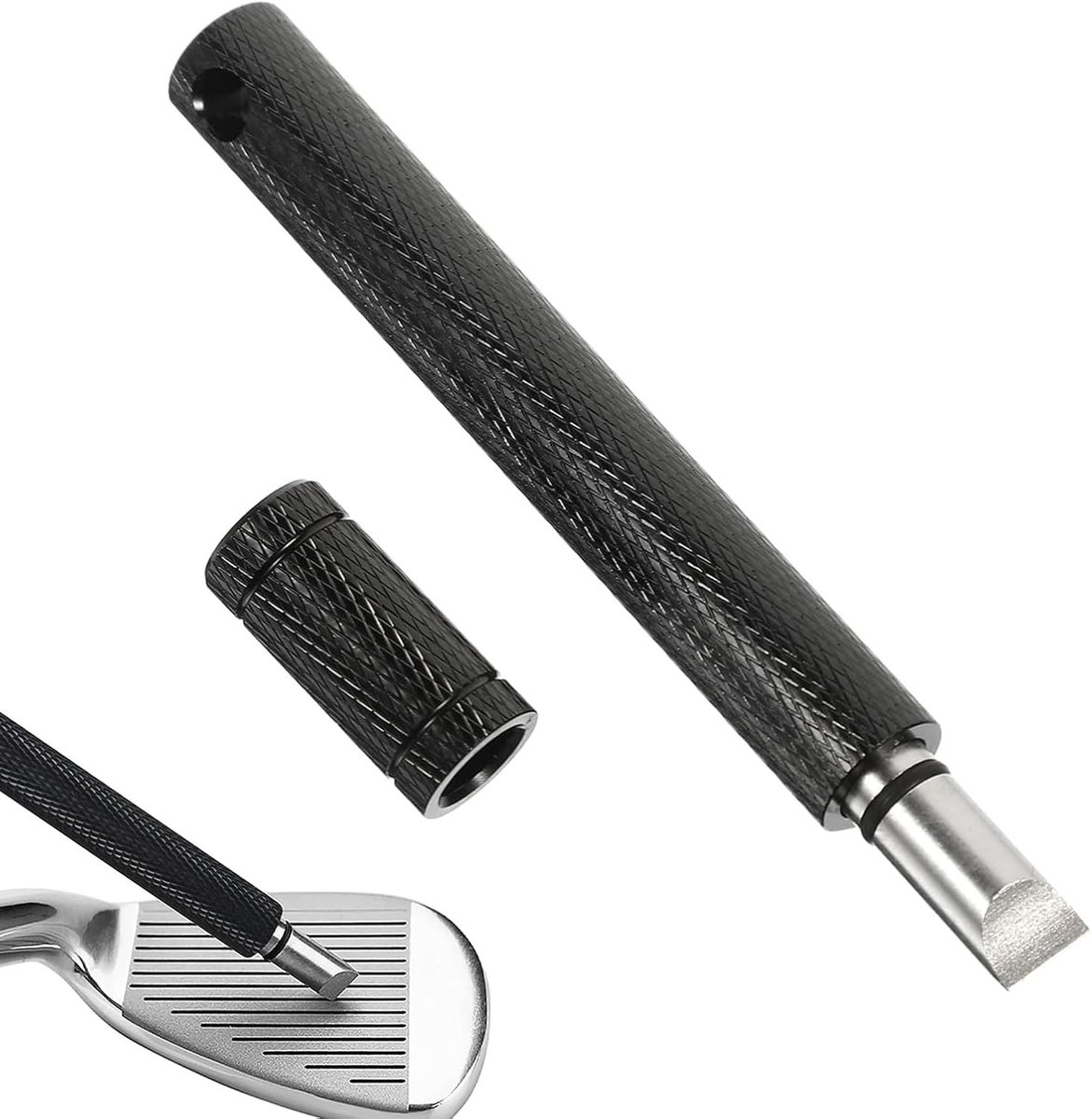 Golf Groove Sharpener en Cleaner Tool voor Golfclubs - Verbeter de Grip en Prestaties van je Golfclubs met deze Professionele Groefsnijder en Onderhoudsaccessoire