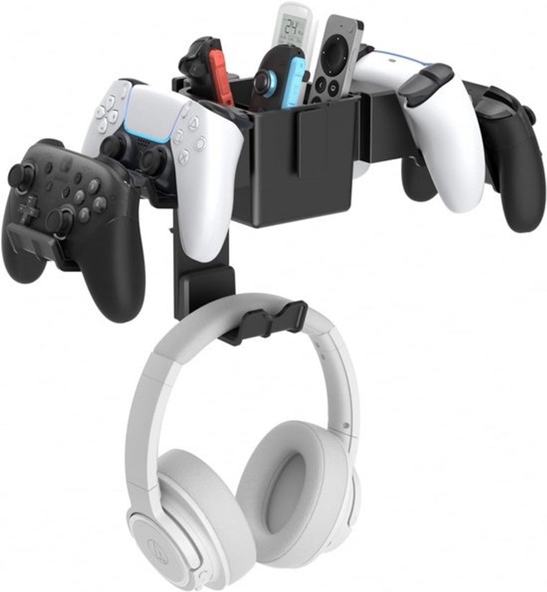 Controller & Headset Muurbeugel - Dubbele Houder voor Game Controllers en Koptelefoon