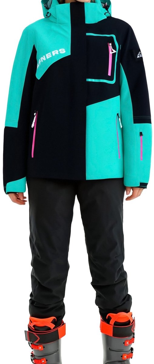 Currero Skipak Dames Ski Set Dames Skibroek Wintersportkleding Winddicht Warm Gevoerd Ski en Snowboard Skikleding Winter Hemelsblauw