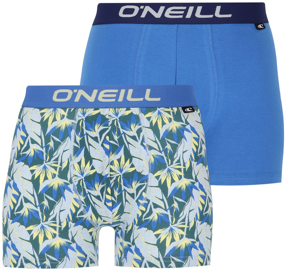O'Neill 6-Pack – O’Neill Boxershorts – Heren – Katoen – Tropical – Blauw