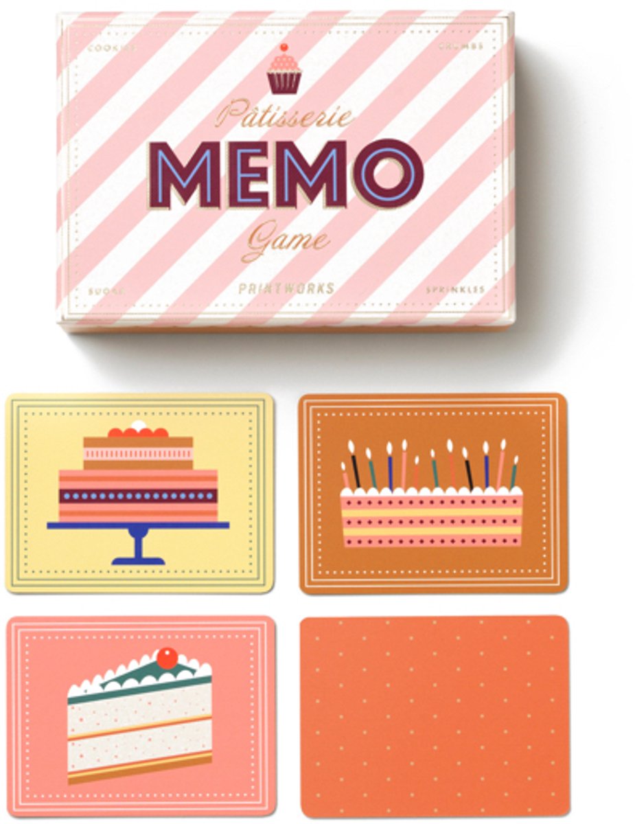 Printworks Memo spel Junior - Patisserie