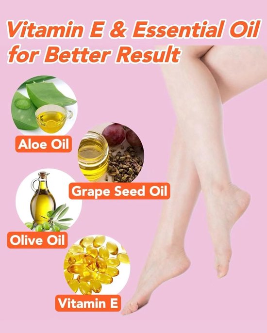 Ingrediënten voor betere resultaten: Aloë Vera, druivenpitolie, olijfolie en vitamine E.