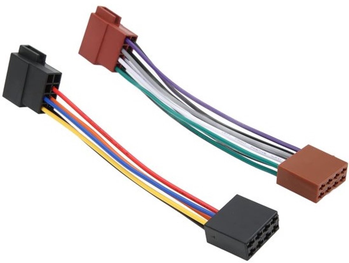 Allecto - Radio Wire Harness Adapter - 16 Pin - Eenvoudige Installatie van Autoradio - Compatibel met Meerdere Merken - Betrouwbaarheid - Gebruiksv...