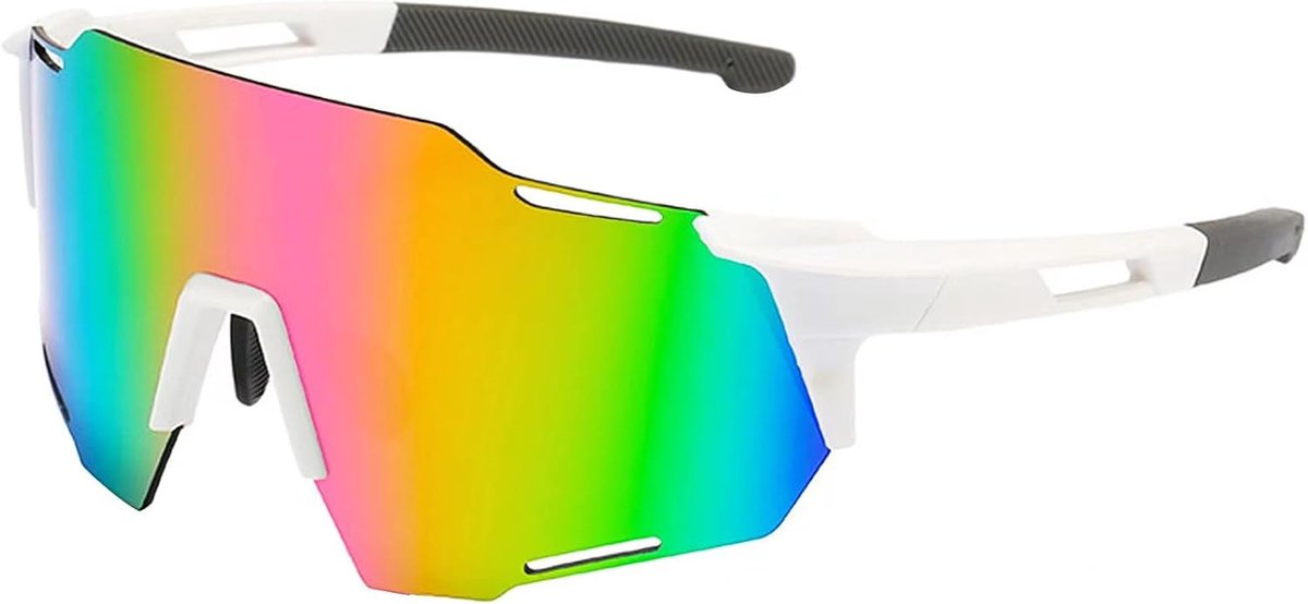 Fietsbril voor Dames en heren,Fietsbril Racefietsbril Anti-UV voor Outdooractiviteiten zoals Fietsen Hardlopen Klimmen Autorijden Vissen