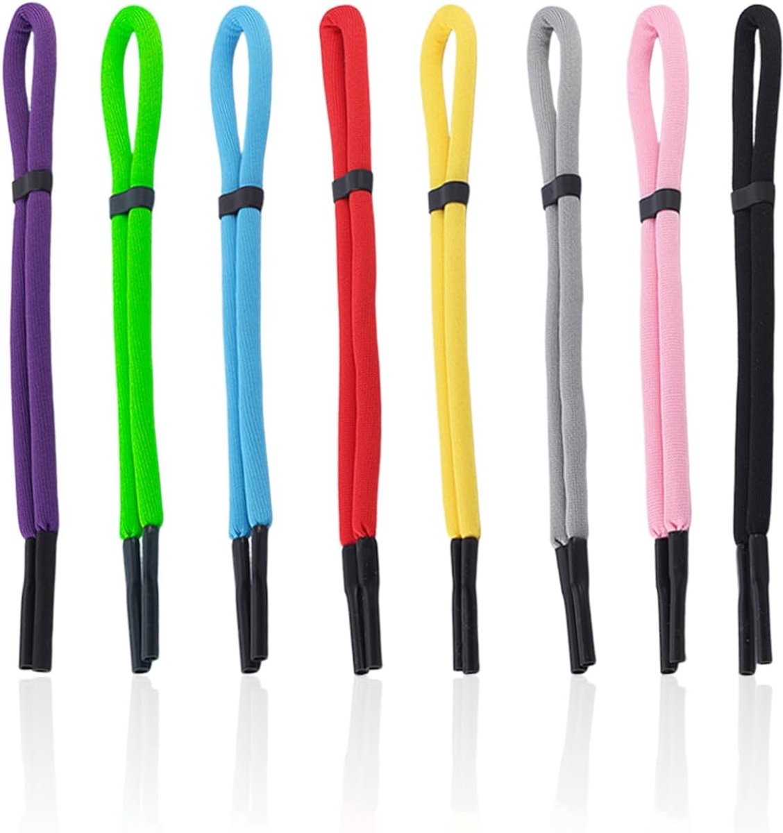 8 Stukken Kleur Duikkabels, Praktische Drijvende Glaskabels, Elastische Anti-Verloren Touwen, Geschikt Voor Duiken, Surfen En Varen.