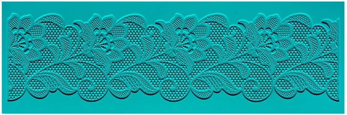 Siliconen mat voor decoratieve randen | 2 mm hoog | 30 x 10 cm