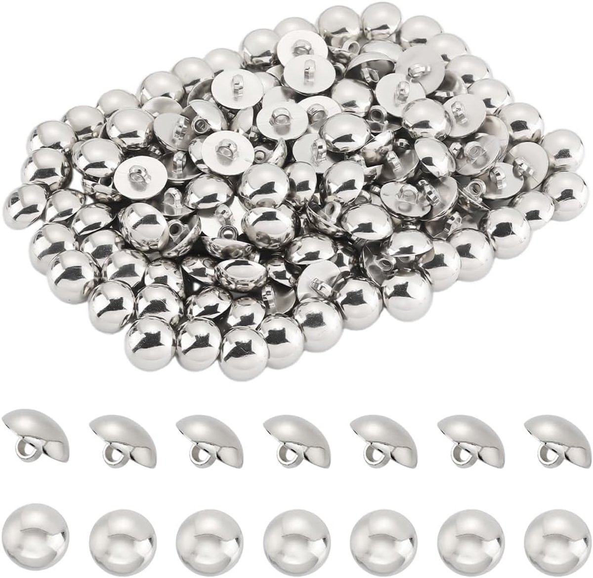 Knopen Vintage Half Ronde Knop Paddestoel Dome Sport Wollen Jassen Knopen Metalen Acryl Hars Knop Voor Naaien Maken Kleding Jassen Jurk Ambachten Diy Supply