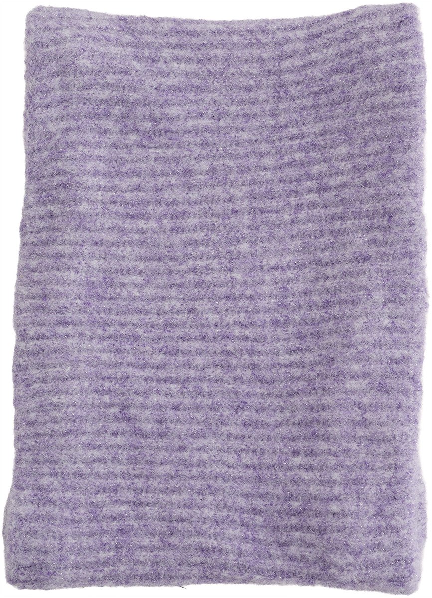 WE Fashion Meisjes gebreide colsjaal met glittergaren