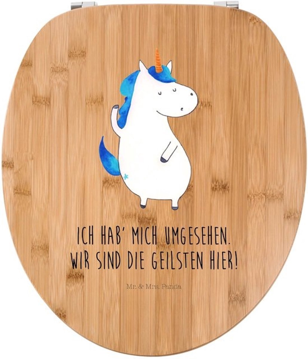 Eenhoorn Toiletbril - Grappig Eenhoorn Motief - Perfect Cadeau voor Mannen & Feestjes