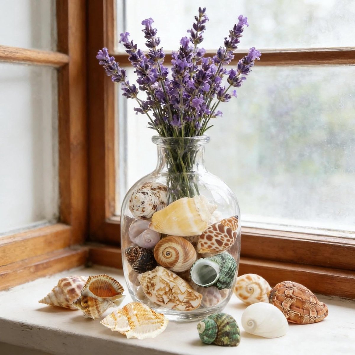 12 stuks Heremietkrabaanschalen | Natuurlijke zeeschelpen maat 4-8 cm | Ideaal voor kleine tot grote heremietkrabben – zeekrabben accessoires en schelpen voor decoratie in strandstijl